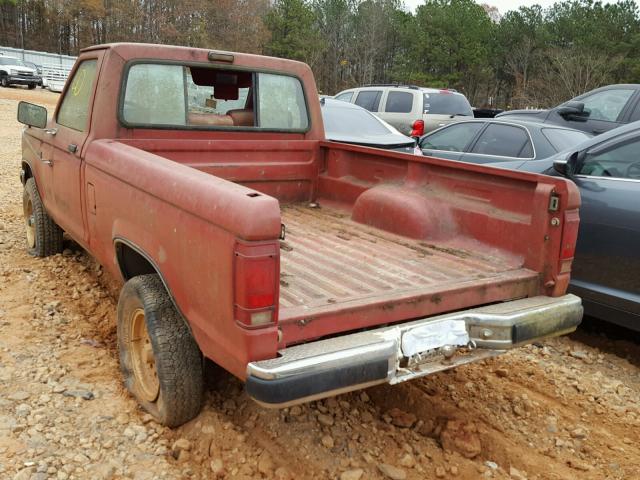 1FTCR11T9KUC26406 - 1989 FORD RANGER RED photo 3