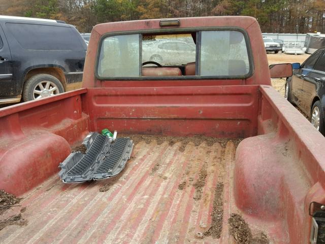 1FTCR11T9KUC26406 - 1989 FORD RANGER RED photo 6