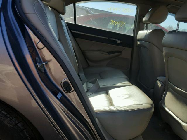 1HGFA169X9L019638 - 2009 HONDA CIVIC EXL 灰色 照片 6