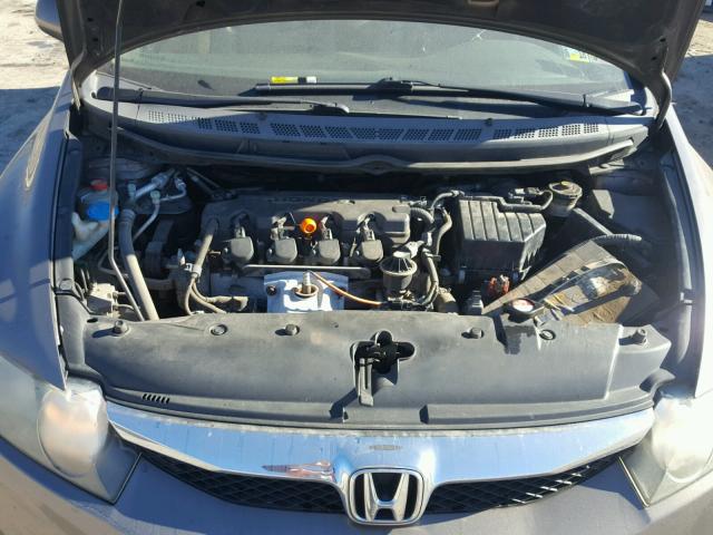 1HGFA169X9L019638 - 2009 HONDA CIVIC EXL GRAY photo 7