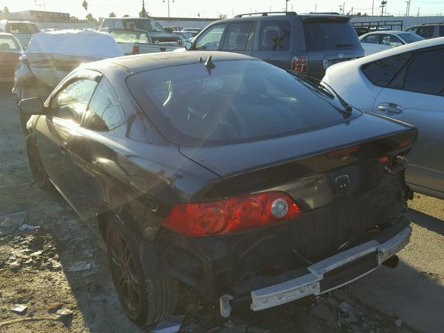 JH4DC548X5S005531 - 2005 ACURA RSX BLACK photo 3