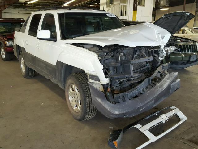 3GNEK12T04G147702 - 2004 CHEVROLET AVALANCHE WHITE photo 1