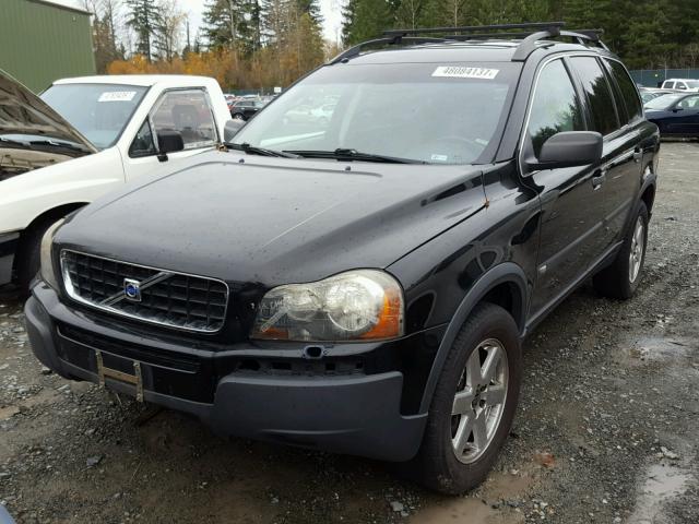 YV1CZ91H941098404 - 2004 VOLVO XC90 T6 BLACK photo 2