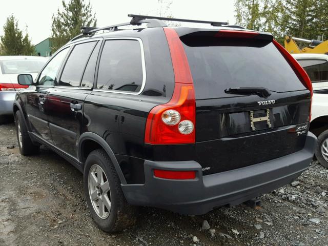 YV1CZ91H941098404 - 2004 VOLVO XC90 T6 BLACK photo 3