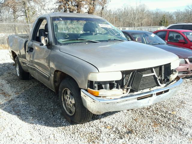 1GCEC14W11Z133137 - 2001 CHEVROLET SILVERADO GRAY photo 1