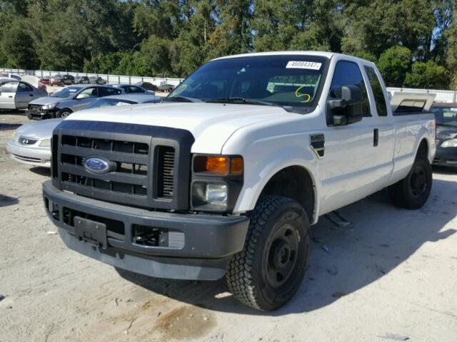 1FTSX21598EC47977 - 2008 FORD F250 SUPER WHITE photo 2