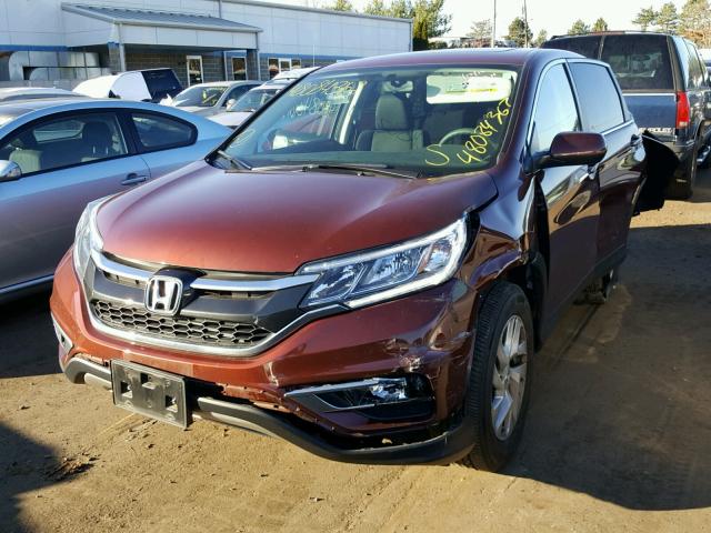 2HKRM4H50GH622887 - 2016 HONDA CR-V EX RED photo 2