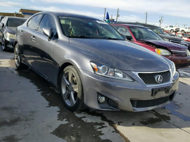 JTHBF5C2XC5157333 - 2012 LEXUS IS 250 GRAY photo 1