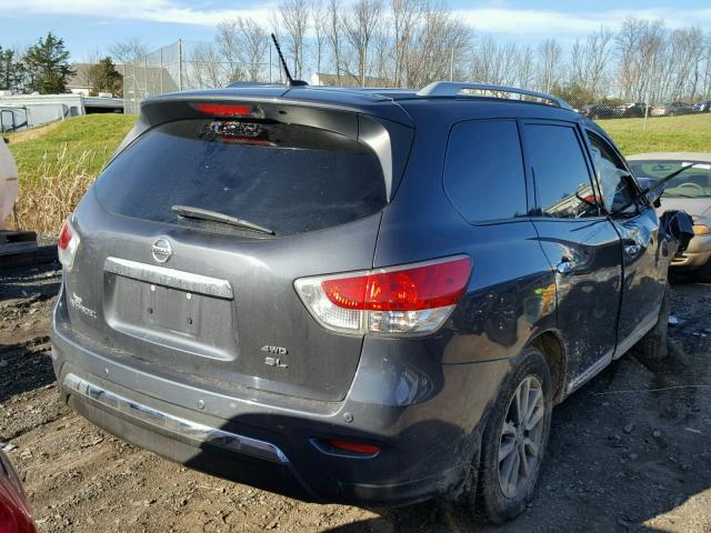 5N1AR2MM0DC652068 - 2013 NISSAN PATHFINDER GRAY photo 4