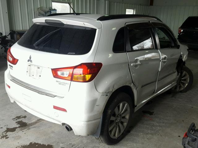 JA4AR4AU0BZ018476 - 2011 MITSUBISHI OUTLANDER WHITE photo 4