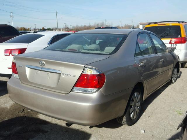 4T1BE32KX6U114370 - 2006 TOYOTA CAMRY LE TAN photo 4