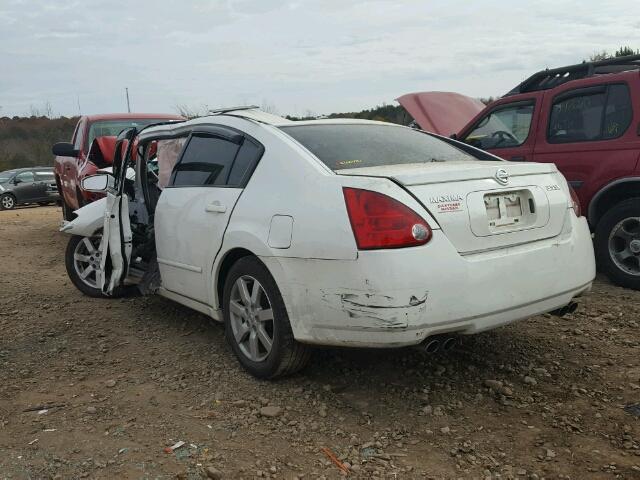 1N4BA41E64C859272 - 2004 NISSAN MAXIMA SE WHITE photo 3