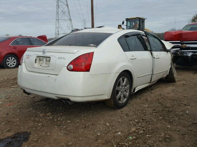 1N4BA41E64C859272 - 2004 NISSAN MAXIMA SE WHITE photo 4