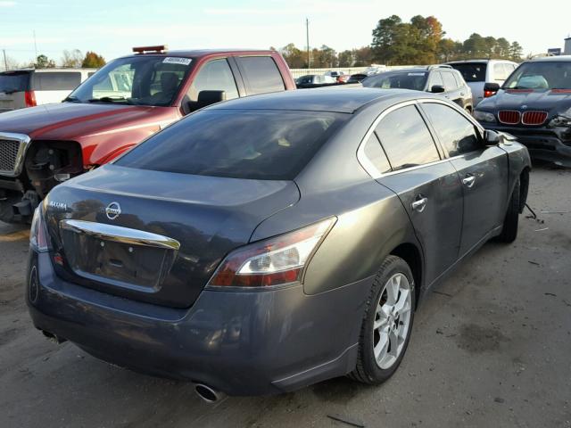 1N4AA5AP5DC810261 - 2013 NISSAN MAXIMA S GRAY photo 4