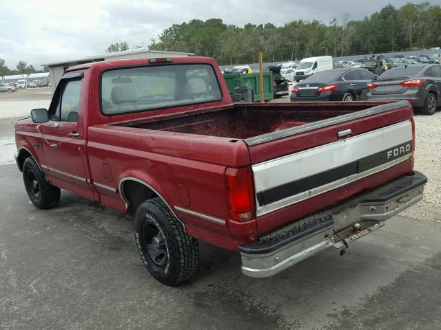 1FTDF15Y4SLA43407 - 1995 FORD F150 RED photo 3