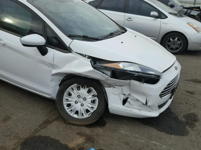 3FADP4AJ4HM122709 - 2017 FORD FIESTA S WHITE photo 9