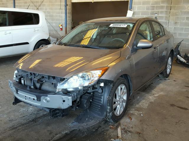 JM1BL1V77C1524305 - 2012 MAZDA 3 I GRAY photo 2