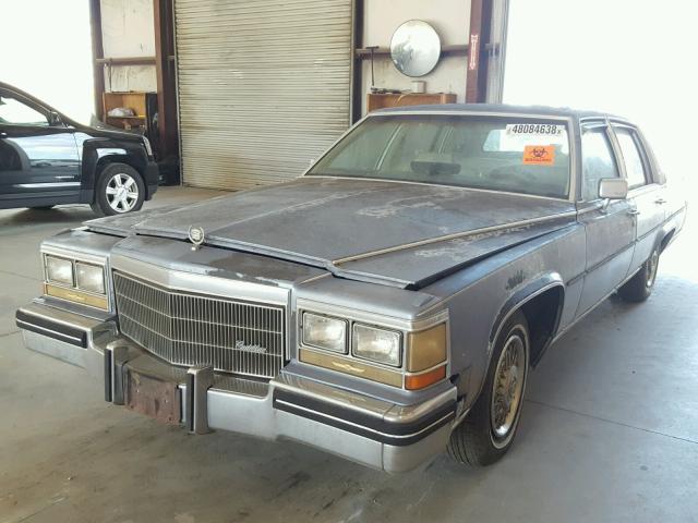 1G6AW6982E9060401 - 1984 CADILLAC FLEETWOOD BLUE photo 2