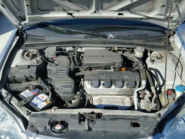 1HGES16523L010509 - 2003 HONDA CIVIC LX SILVER photo 7