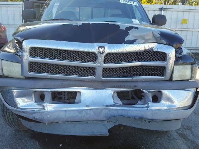 3B7HF13Z0WG207056 - 1998 DODGE RAM 1500 BLACK photo 7