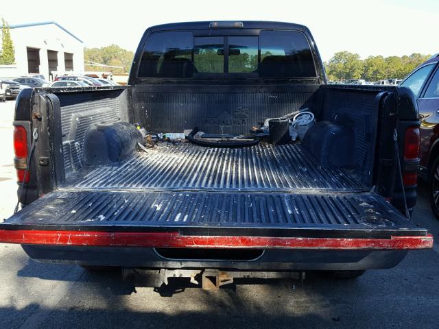 3B7HF13Z0WG207056 - 1998 DODGE RAM 1500 BLACK photo 9