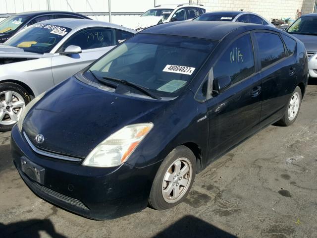JTDKB20U963131257 - 2006 TOYOTA PRIUS BLACK photo 2