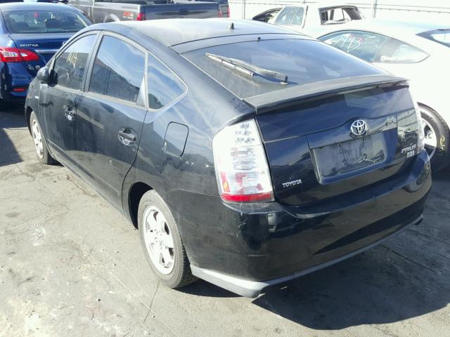 JTDKB20U963131257 - 2006 TOYOTA PRIUS BLACK photo 3