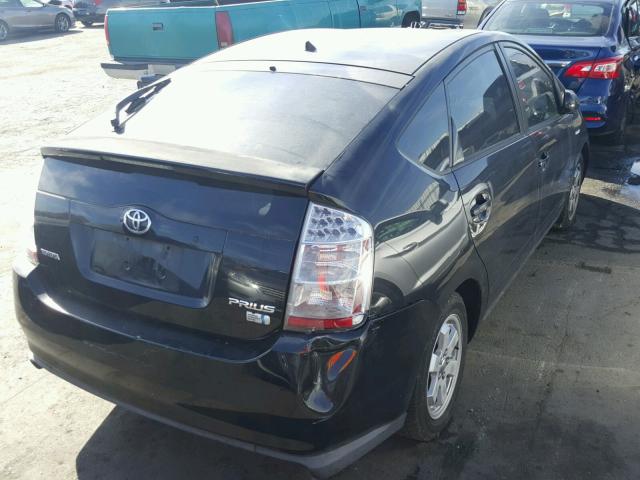 JTDKB20U963131257 - 2006 TOYOTA PRIUS BLACK photo 4