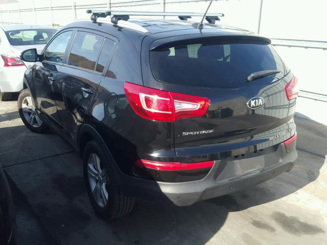 KNDPB3A26D7373891 - 2013 KIA SPORTAGE B BLACK photo 3