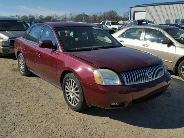 1MEFM42115G617108 - 2005 MERCURY MONTEGO PR MAROON photo 1