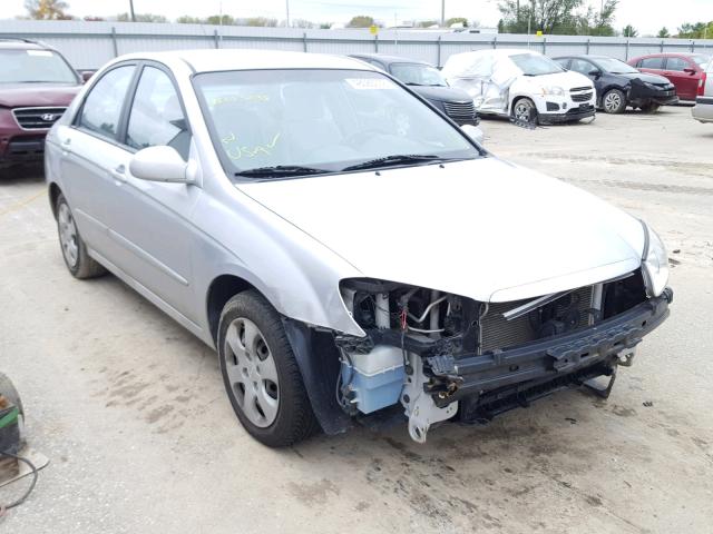 KNAFE121075394925 - 2007 KIA SPECTRA EX SILVER photo 1