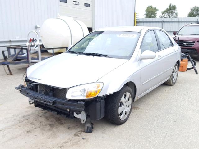 KNAFE121075394925 - 2007 KIA SPECTRA EX SILVER photo 2