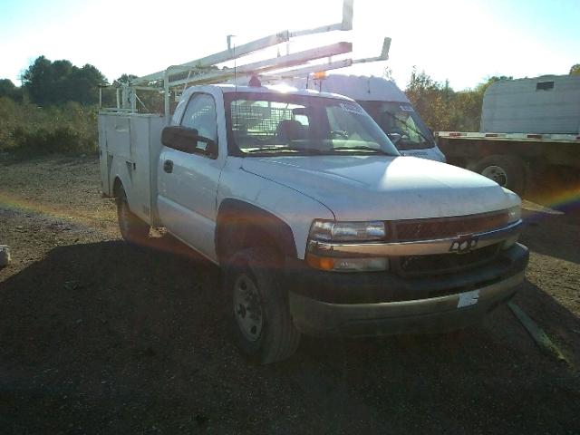 1GBHC24U31Z291694 - 2001 CHEVROLET SILVERADO WHITE photo 1