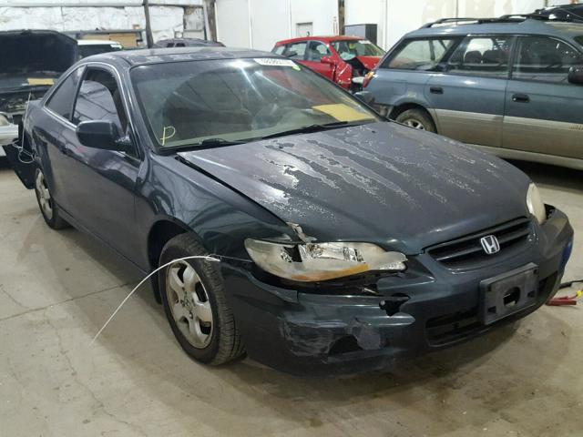 1HGCG32591A006105 - 2001 HONDA ACCORD EX GREEN photo 1