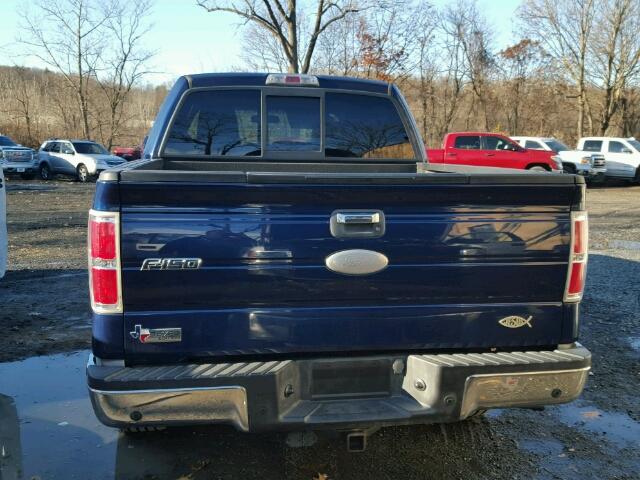 1FTFW1CT1CKD04399 - 2012 FORD F150 SUPER BLUE photo 9