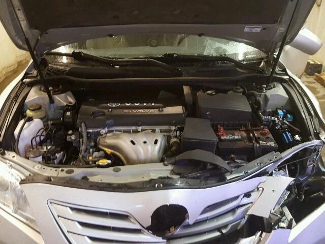 4T1BE46K87U598962 - 2007 TOYOTA CAMRY NEW SILVER photo 7