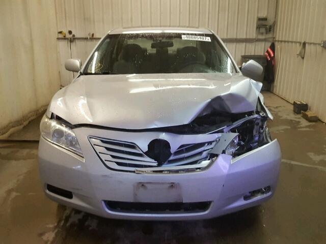 4T1BE46K87U598962 - 2007 TOYOTA CAMRY NEW SILVER photo 9