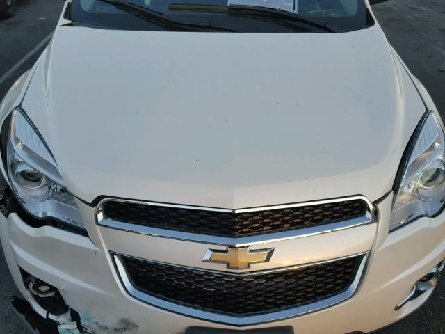 1GNALDEK6FZ128641 - 2015 CHEVROLET EQUINOX LT WHITE photo 7