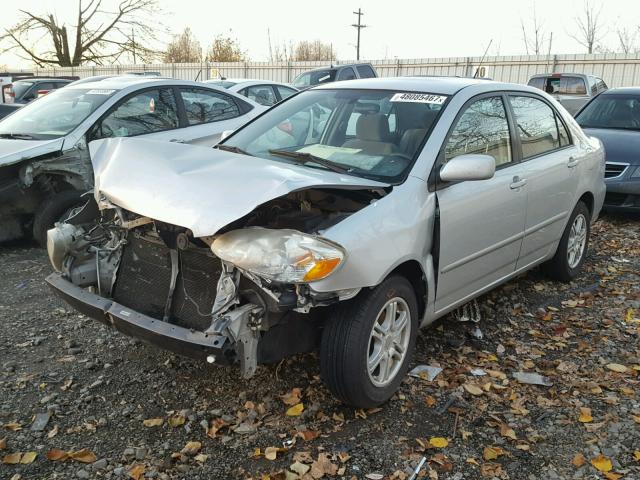 1NXBR32E67Z903440 - 2007 TOYOTA COROLLA CE SILVER photo 2