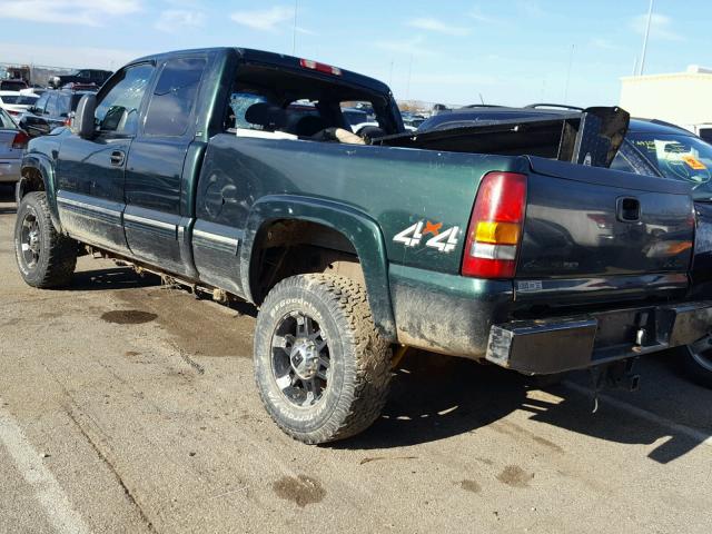 1GCHK29141E287951 - 2001 CHEVROLET SILVERADO GREEN photo 3