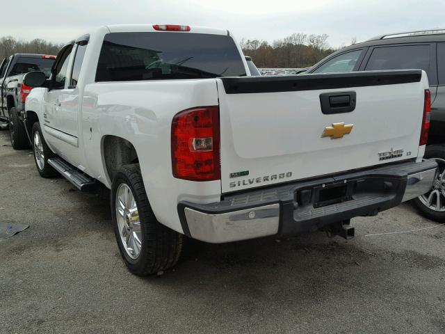 1GCRCSE07CZ231965 - 2012 CHEVROLET SILVERADO WHITE photo 3