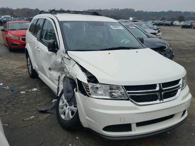 3C4PDCAB3FT745910 - 2015 DODGE JOURNEY SE WHITE photo 1