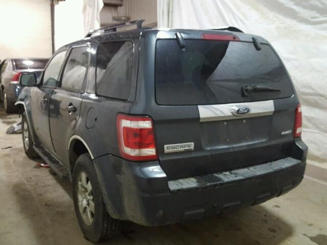 1FMCU94108KA24433 - 2008 FORD ESCAPE LIM BLUE photo 3