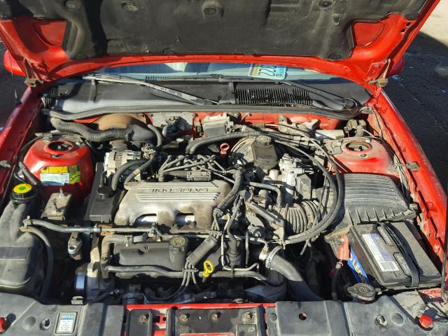 1G1LD55M1SY221758 - 1995 CHEVROLET CORSICA RED photo 7