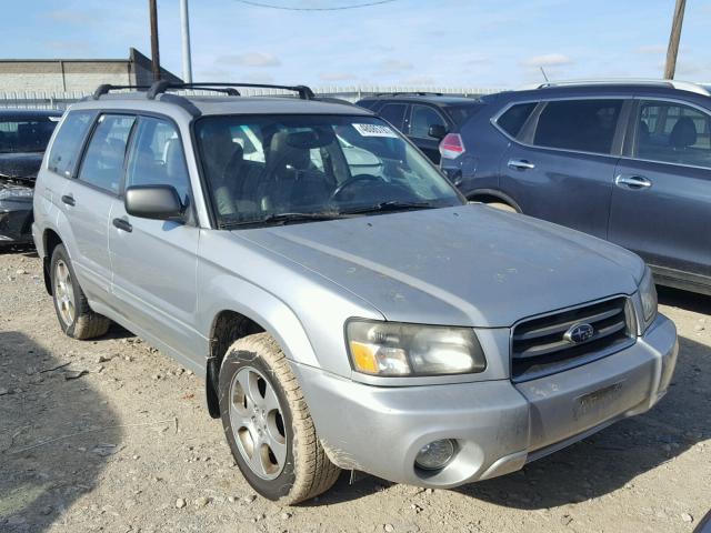 JF1SG65664H746230 - 2004 SUBARU FORESTER 2 SILVER photo 1