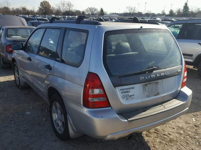 JF1SG65664H746230 - 2004 SUBARU FORESTER 2 SILVER photo 3