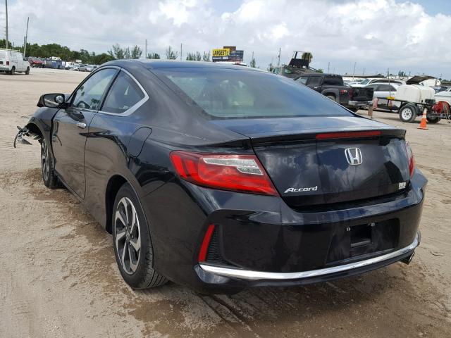 1HGCT1A39HA001285 - 2017 HONDA ACCORD LX- BLACK photo 3