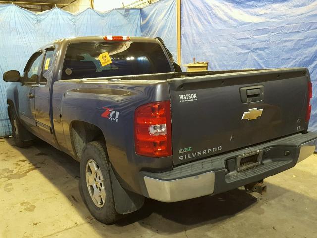 1GCRKSE37BZ282619 - 2011 CHEVROLET SILVERADO GRAY photo 3