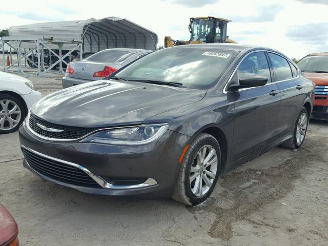 1C3CCCAB2GN103749 - 2016 CHRYSLER 200 LIMITE GRAY photo 2