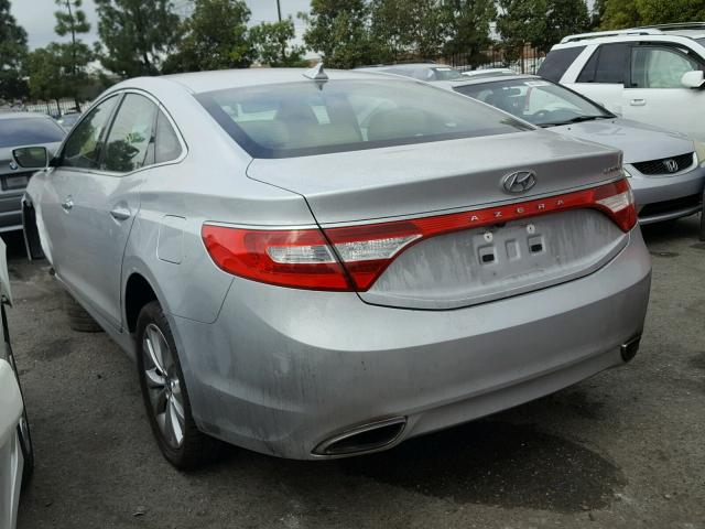 KMHFH4JG6EA400129 - 2014 HYUNDAI AZERA GLS SILVER photo 3